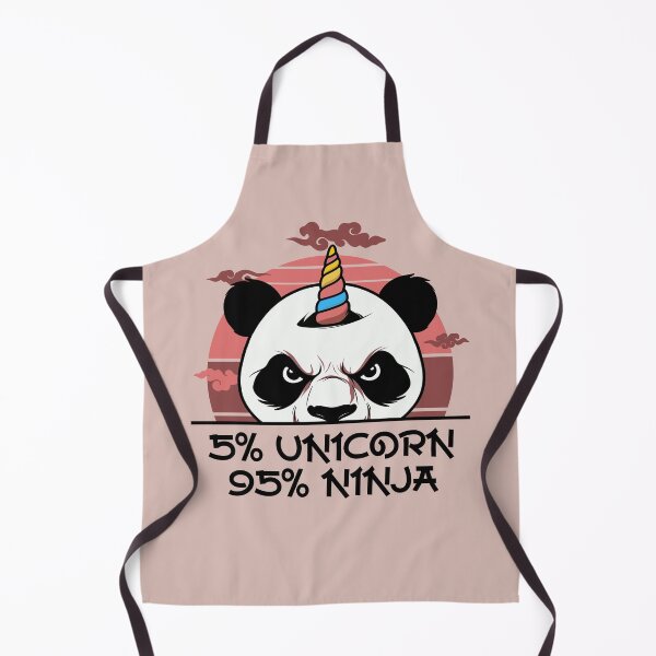 Item preview, Unicorn Ninja Panda designed and sold by HimayaStudio.