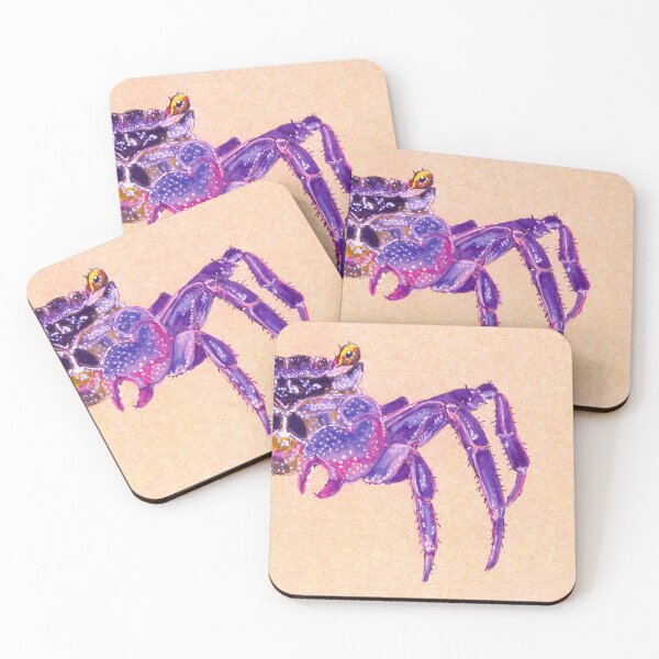 Item preview, Realistic Original Drawing of Vampire Crab—Geosesarma dennerle designed and sold by Sheila Singhal.