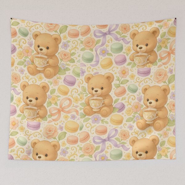 Item preview, Luxurious Teddy Tea Party designed and sold by PuifaiiRWP.