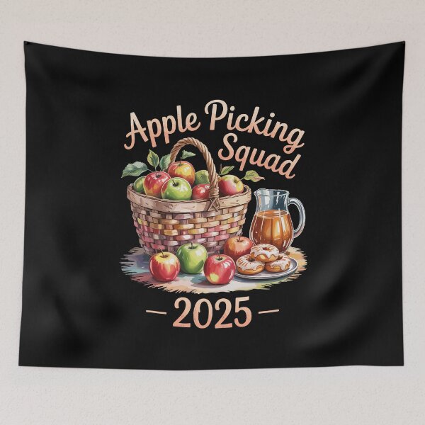 Item preview, Apple Picking Squad 2025 Cozy Basket designed and sold by Betsytiptoe.