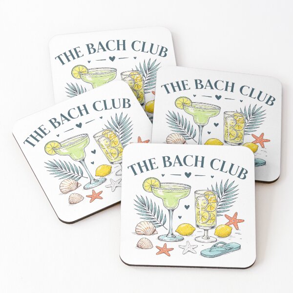 Item preview, The Bach Club – Beach Bachelorette Cocktail Vibes designed and sold by SoftStyleStudio ⭐⭐⭐.