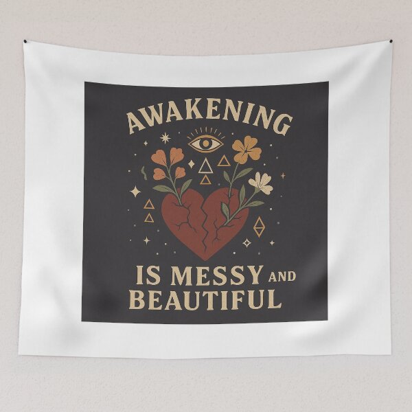 Item preview, Awakening is Messy and Beautiful designed and sold by Abby's Cribbles.