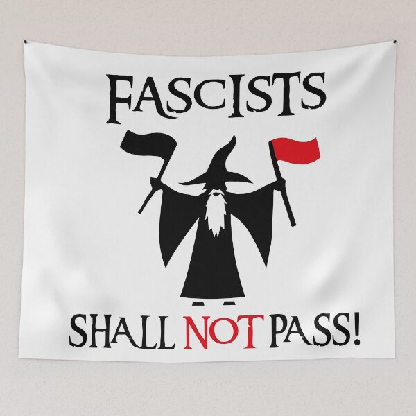 Item preview, Fascists Shall Not Pass designed and sold by gabyshiny.