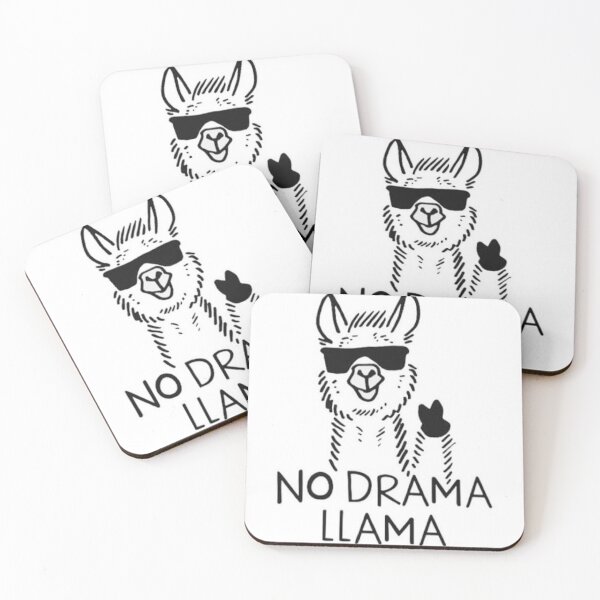 Item preview, No Drama Lama- Funny Minimalist Llama T-Shirt designed and sold by DriftDistrict.
