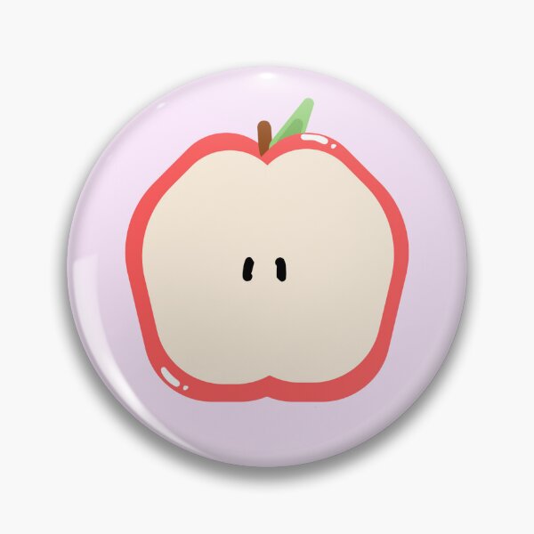 Item preview, Cute Half Apple Fruit Sticker designed and sold by DrawnByE.
