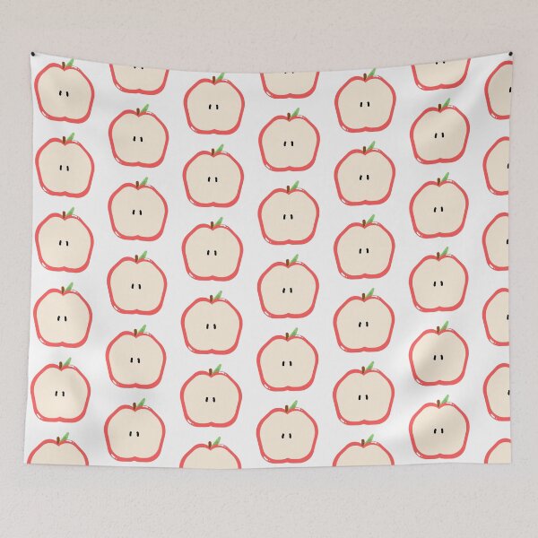 Item preview, Cute Half Apple Fruit Sticker designed and sold by DrawnByE.