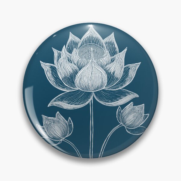 Item preview, Batik Lotus Flower Batik designed and sold by AuroraXGreen.