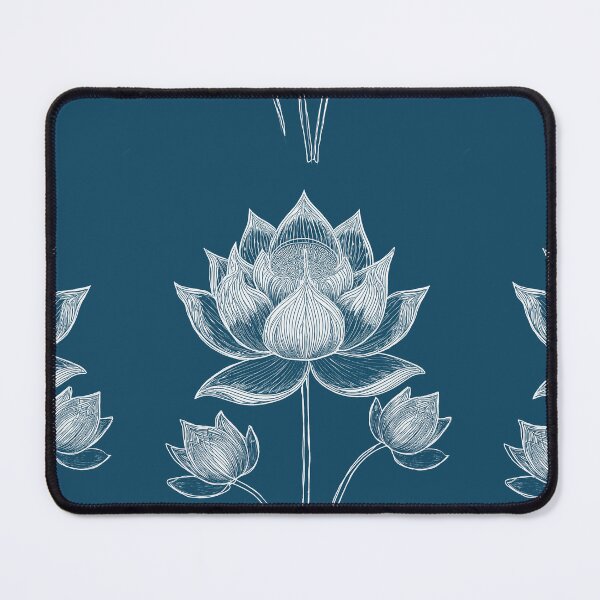 Item preview, Batik Lotus Flower Batik designed and sold by AuroraXGreen.