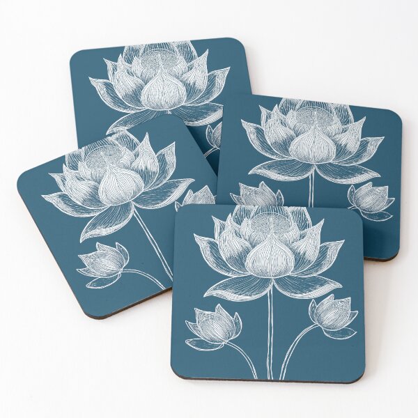 Item preview, Batik Lotus Flower Batik designed and sold by AuroraXGreen.