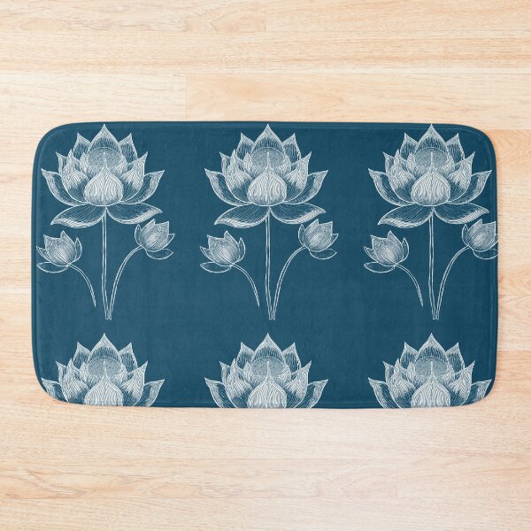 Item preview, Batik Lotus Flower Batik designed and sold by AuroraXGreen.
