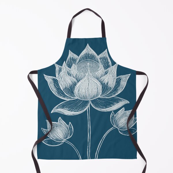 Item preview, Batik Lotus Flower Batik designed and sold by AuroraXGreen.