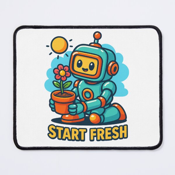 Item preview, Robot Planting Hope – Fresh Start designed and sold by Khayallab .
