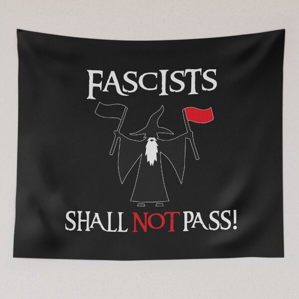 Item preview, Fascists Shall Not Pass designed and sold by gabyshiny.
