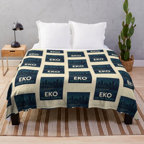 Item preview, Eko Never Sleeps | Lagos Nigeria City Nightscape Art designed and sold by astersgraphics.