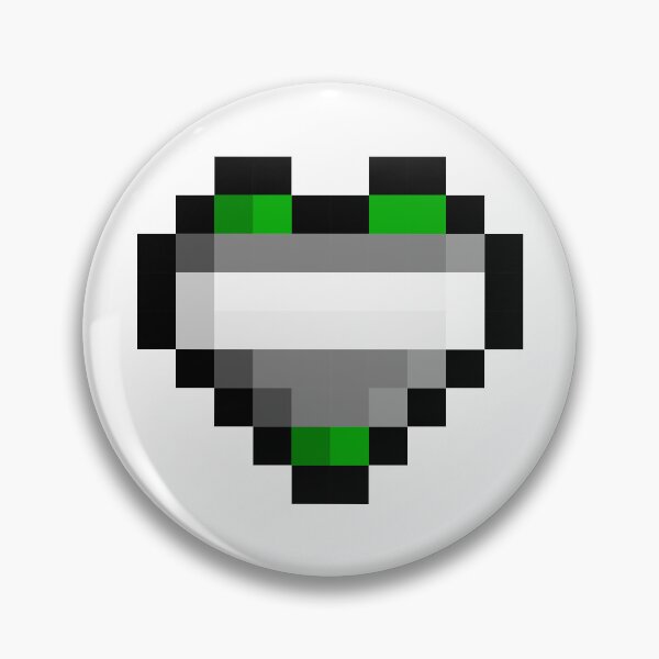 Item preview, Greyromantic Pixel Heart Pride Flag designed and sold by HarveyHandcraftsandDesigns.