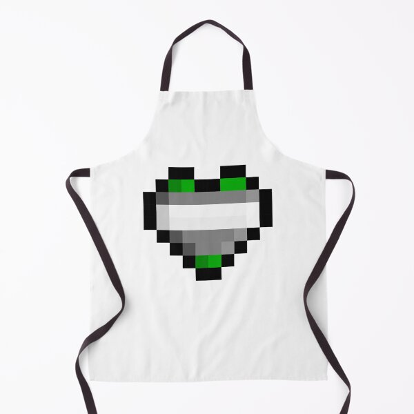 Item preview, Greyromantic Pixel Heart Pride Flag designed and sold by HarveyHandcraftsandDesigns.