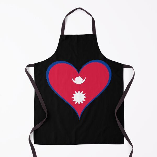 Item preview, Nepal Heart Flag - Nepali Pride & Love designed and sold by NTGUILTY.