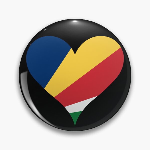 Item preview, Seychelles Heart Flag - Seychellois Pride & Love designed and sold by NTGUILTY.