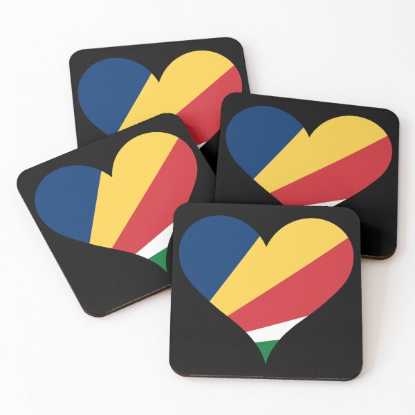 Item preview, Seychelles Heart Flag - Seychellois Pride & Love designed and sold by NTGUILTY.
