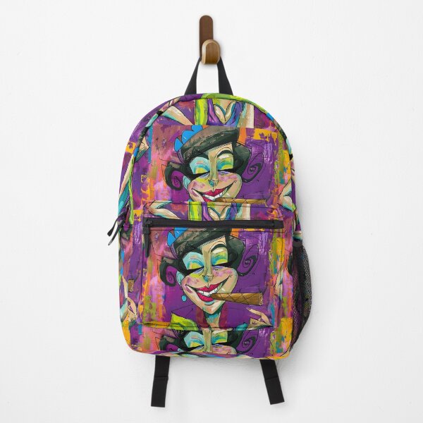 Item preview, Own the Spotlight - Bold Caricature with Cigar and Explosive Color Energy designed and sold by OlfactoART Studio.