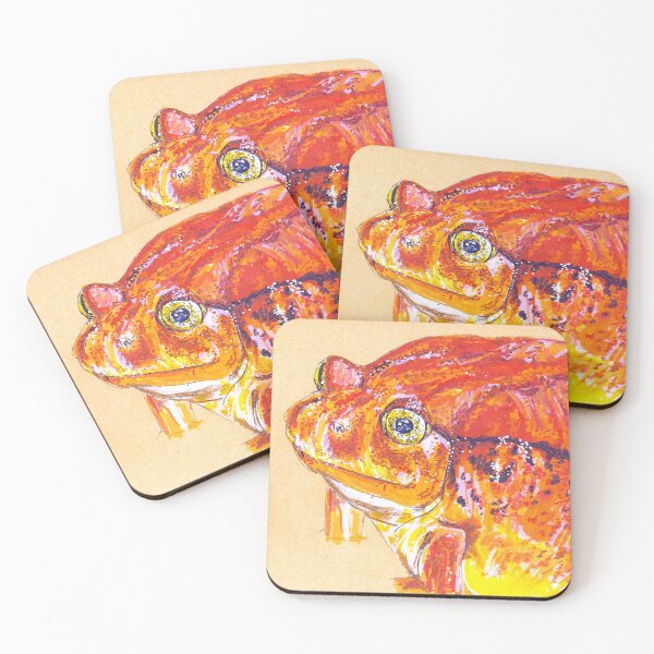 Item preview, Realistic Drawing of Madagascar Tomato Frog—Dyscophus antongilii designed and sold by Sheila Singhal.