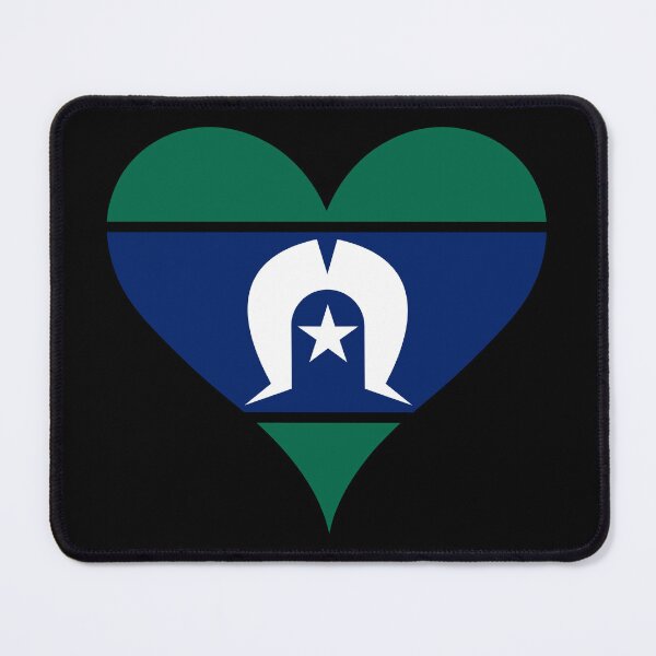 Item preview, Torres Strait Islander Heart Flag - Aboriginal & Islander Pride designed and sold by NTGUILTY.