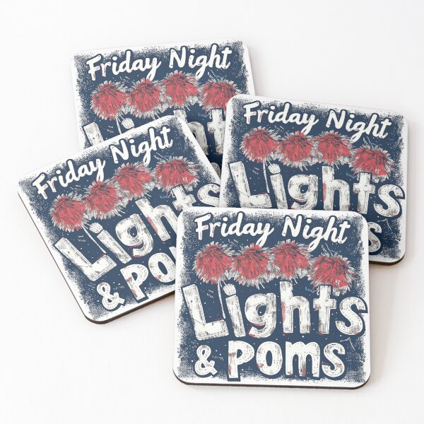 Item preview, Friday Night Lights and Poms Cheerleading Design designed and sold by ArgentoArt.