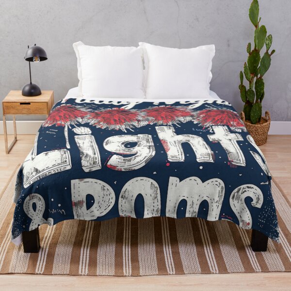 Item preview, Friday Night Lights and Poms Cheerleading Design designed and sold by ArgentoArt.