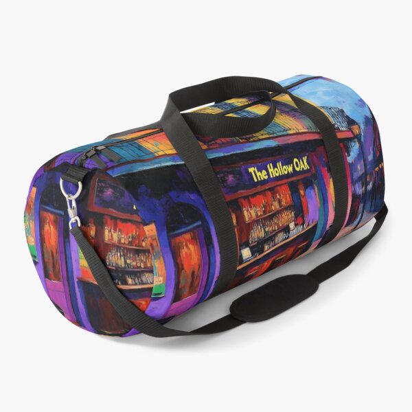 Item preview, Illuminate the Night at The Hollow Oak - Vibrant New Orleans Bar Scene in Bold Colors designed and sold by OlfactoART Studio.