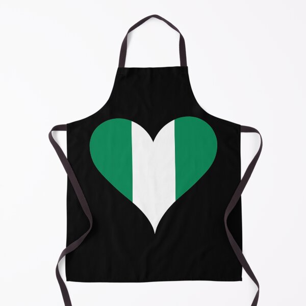 Item preview, Nigeria Heart Flag - Nigerian Pride & Love designed and sold by NTGUILTY.
