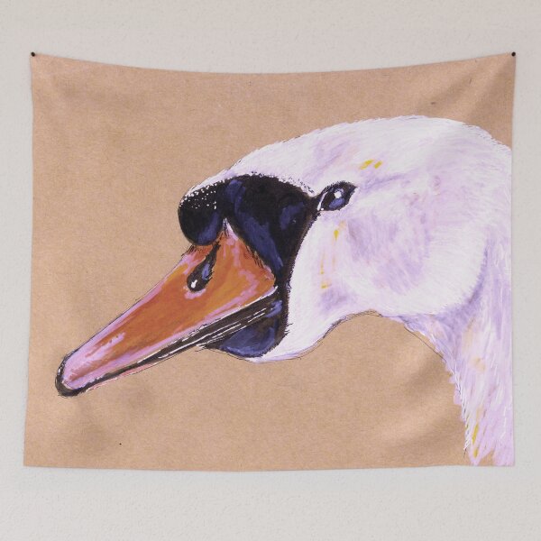 Item preview, Realistic Drawing of a Mute Swan—Cygnus olor designed and sold by Sheila Singhal.