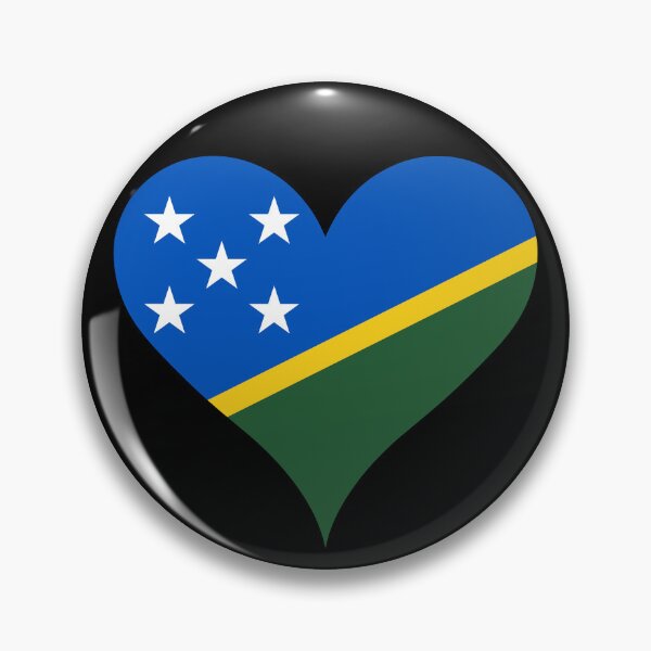 Item preview, Solomon Islands Heart Flag - Islander Pride & Love designed and sold by NTGUILTY.