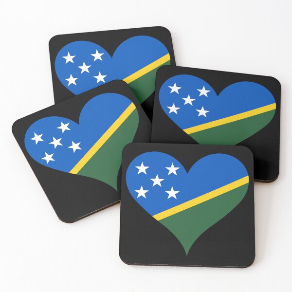 Item preview, Solomon Islands Heart Flag - Islander Pride & Love designed and sold by NTGUILTY.