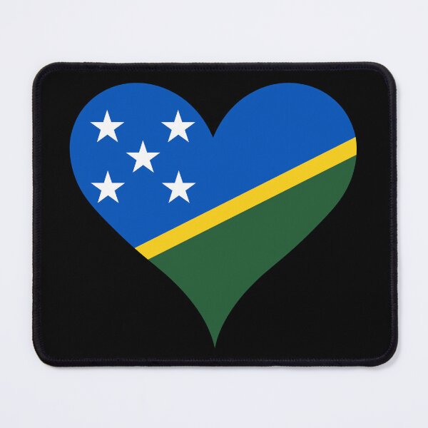 Item preview, Solomon Islands Heart Flag - Islander Pride & Love designed and sold by NTGUILTY.