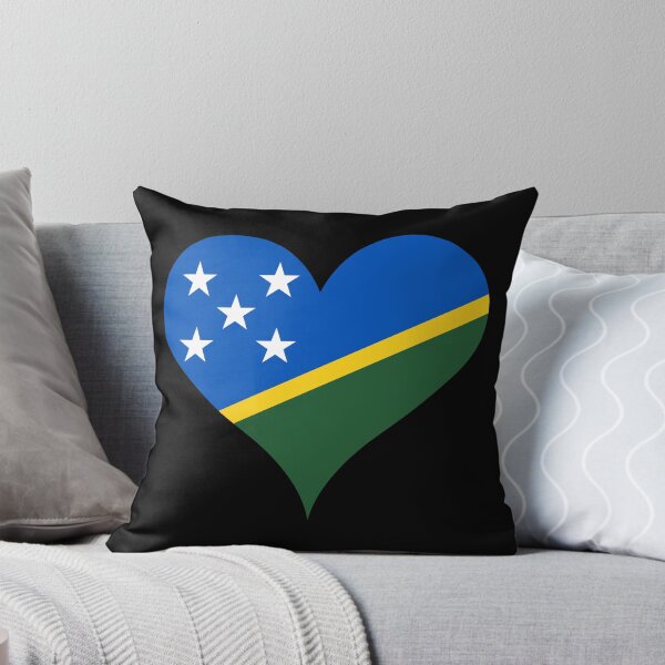 Item preview, Solomon Islands Heart Flag - Islander Pride & Love designed and sold by NTGUILTY.