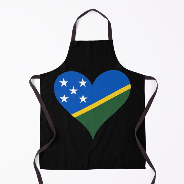 Item preview, Solomon Islands Heart Flag - Islander Pride & Love designed and sold by NTGUILTY.