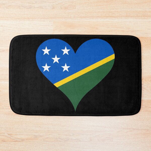 Item preview, Solomon Islands Heart Flag - Islander Pride & Love designed and sold by NTGUILTY.