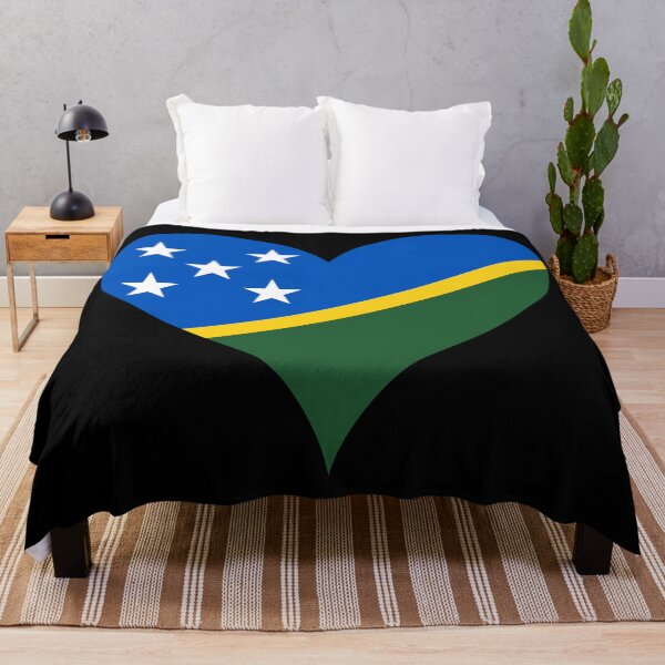 Item preview, Solomon Islands Heart Flag - Islander Pride & Love designed and sold by NTGUILTY.