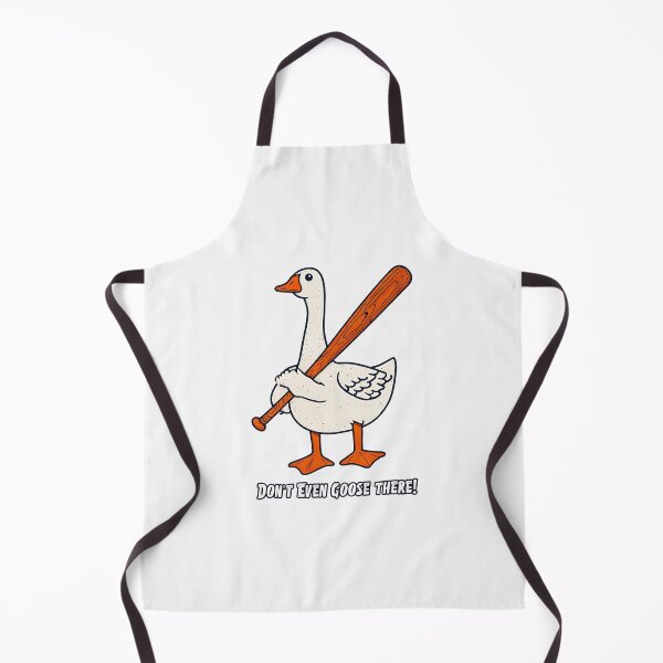 Item preview, Don’t Even Goose There – Funny Aggressive Goose Cartoon with Baseball Bat designed and sold by WHDProduction45.
