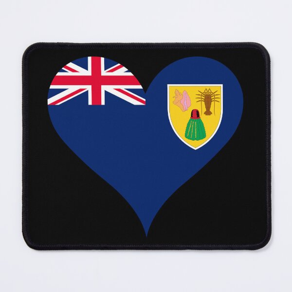 Item preview, Turks & Caicos Heart Flag - Islander Pride & Love designed and sold by NTGUILTY.