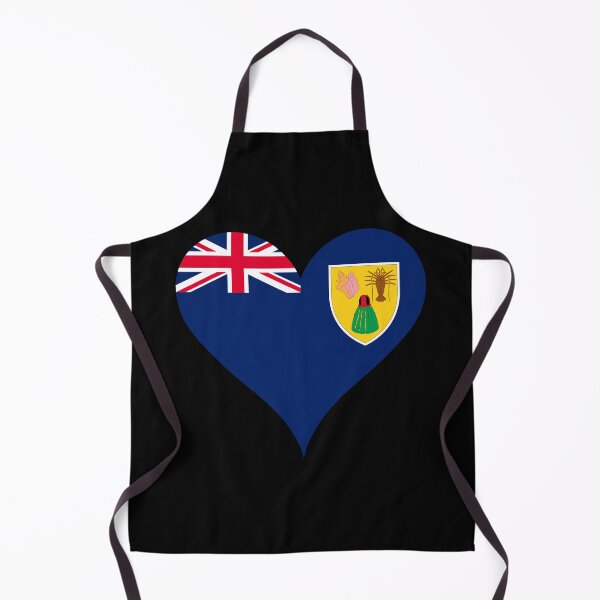 Item preview, Turks & Caicos Heart Flag - Islander Pride & Love designed and sold by NTGUILTY.