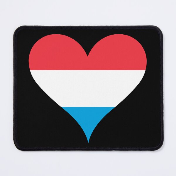 Item preview, Luxembourg Heart Flag - Luxembourger Pride & Love designed and sold by NTGUILTY.