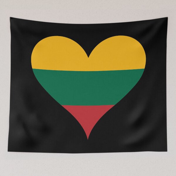Item preview, Lithuania Heart Flag - Lithuanian Pride & Love designed and sold by NTGUILTY.