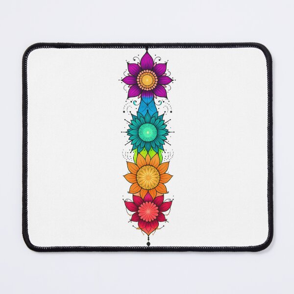 Item preview, Vibrant Floral Mandala Art - Unique Redbubble Design Print designed and sold by ExploreAura Studio.