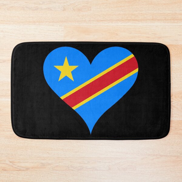 Item preview, DR Congo Heart Flag - Congolese Pride & Love designed and sold by NTGUILTY.