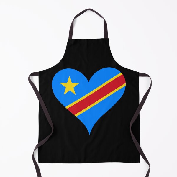 Item preview, DR Congo Heart Flag - Congolese Pride & Love designed and sold by NTGUILTY.