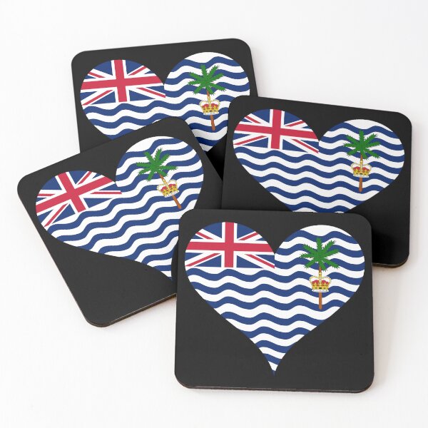 Item preview, British Indian Ocean Territory Heart Flag - Chagos Pride & Love designed and sold by NTGUILTY.