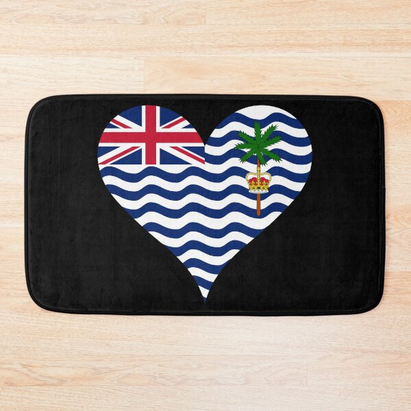 Item preview, British Indian Ocean Territory Heart Flag - Chagos Pride & Love designed and sold by NTGUILTY.