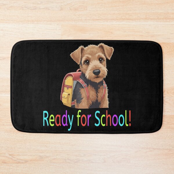 Item preview, Ready for School Cute Airedale Terrier Puppy – Back to School designed and sold by The Real Life Symphony.