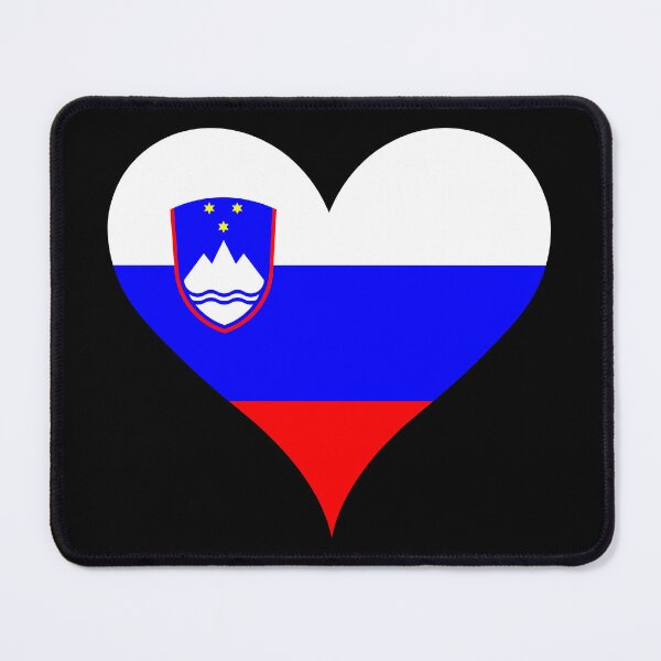 Item preview, Slovenia Heart Flag - Slovenian Pride & Love designed and sold by NTGUILTY.